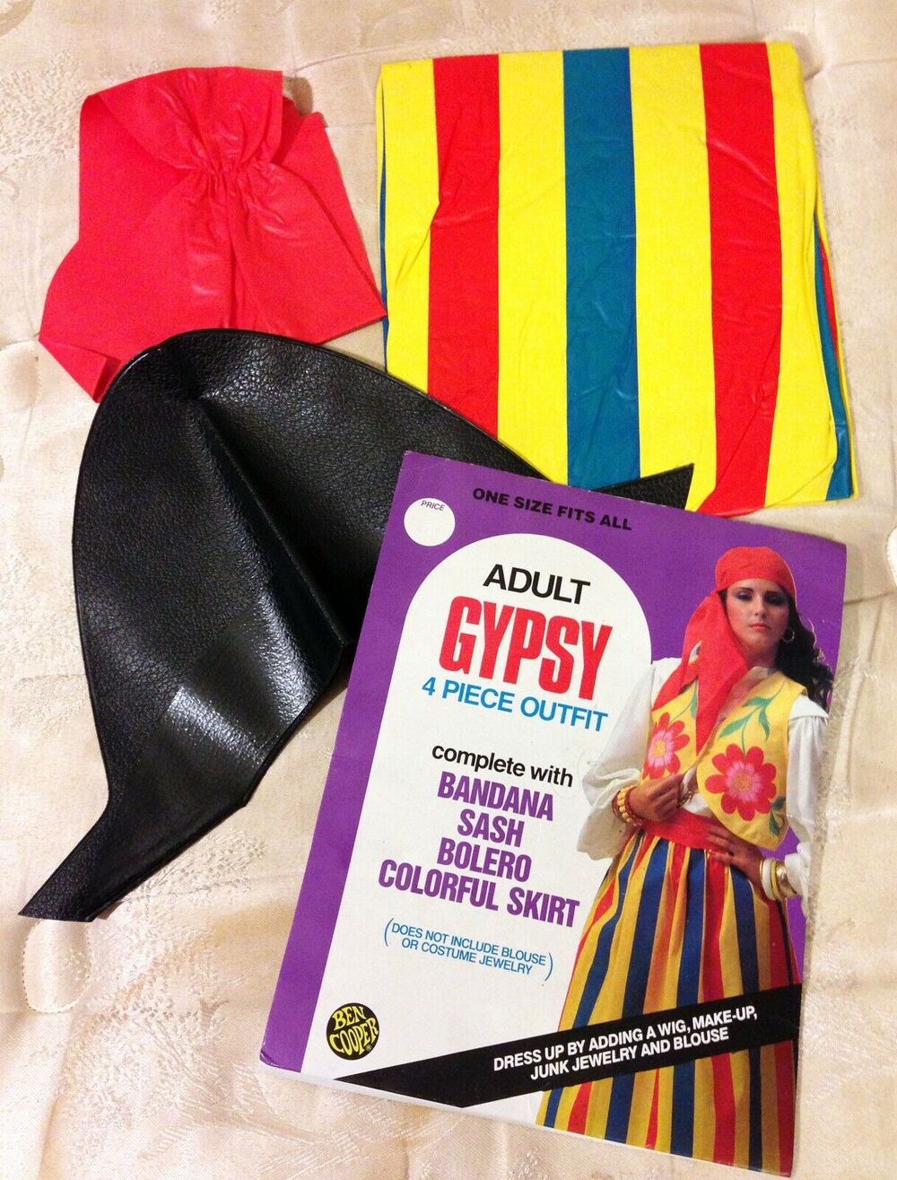Vintage Ben Cooper Halloween Costume “Gypsy” 1980s - Incomplete, But READ...